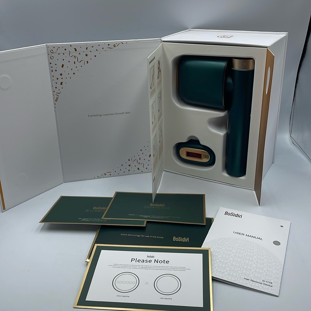 BioSidin At Home Laser Hair Removal Device & Skin Rejuvenation attachment